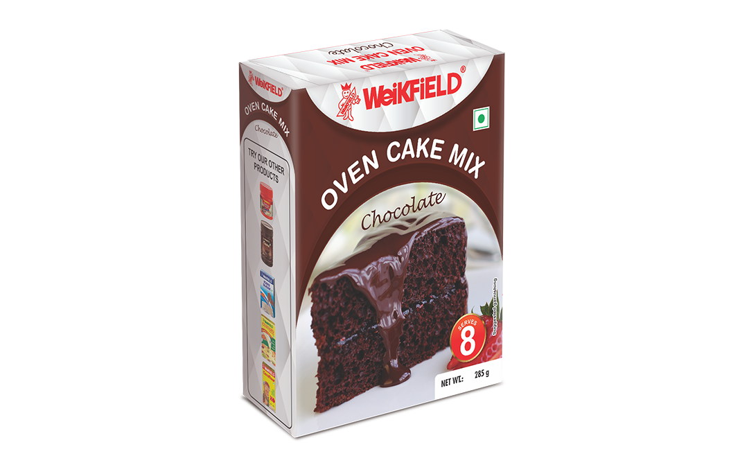 Weikfield Oven Cake MIx Chocolate   Box  285 grams